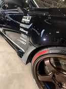 HKS FL5 Civic Type R Side Skirt Diffusers w Carbon Fiber | 53004-AH002